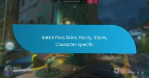 Battle Pass Skins: Rarity, Styles, Character-specific