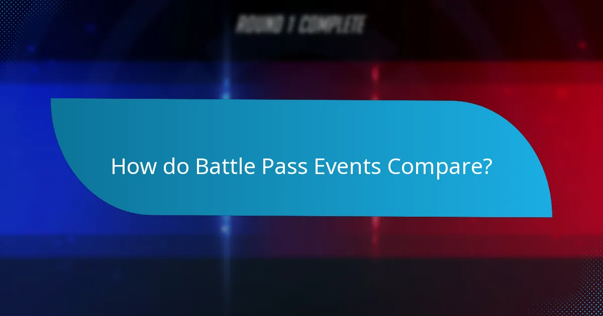 What are Seasonal Battle Pass Events?