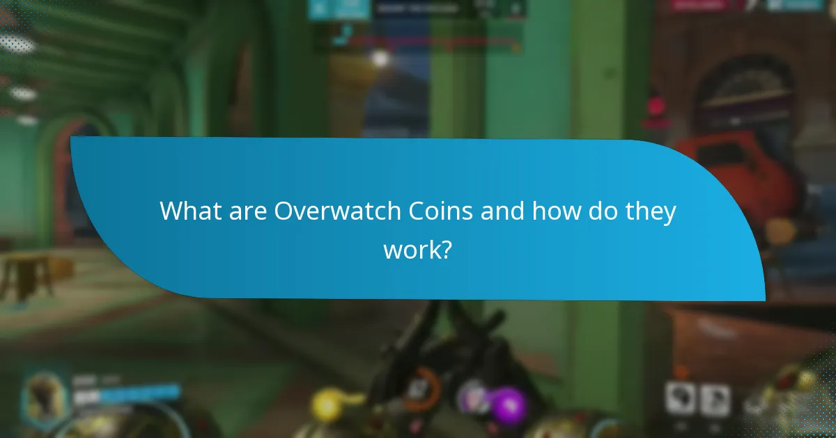 What in-game items can be purchased with Overwatch Coins?