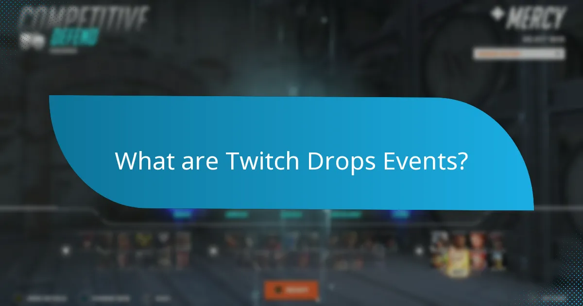 What rewards can I earn from Twitch Drops Events?