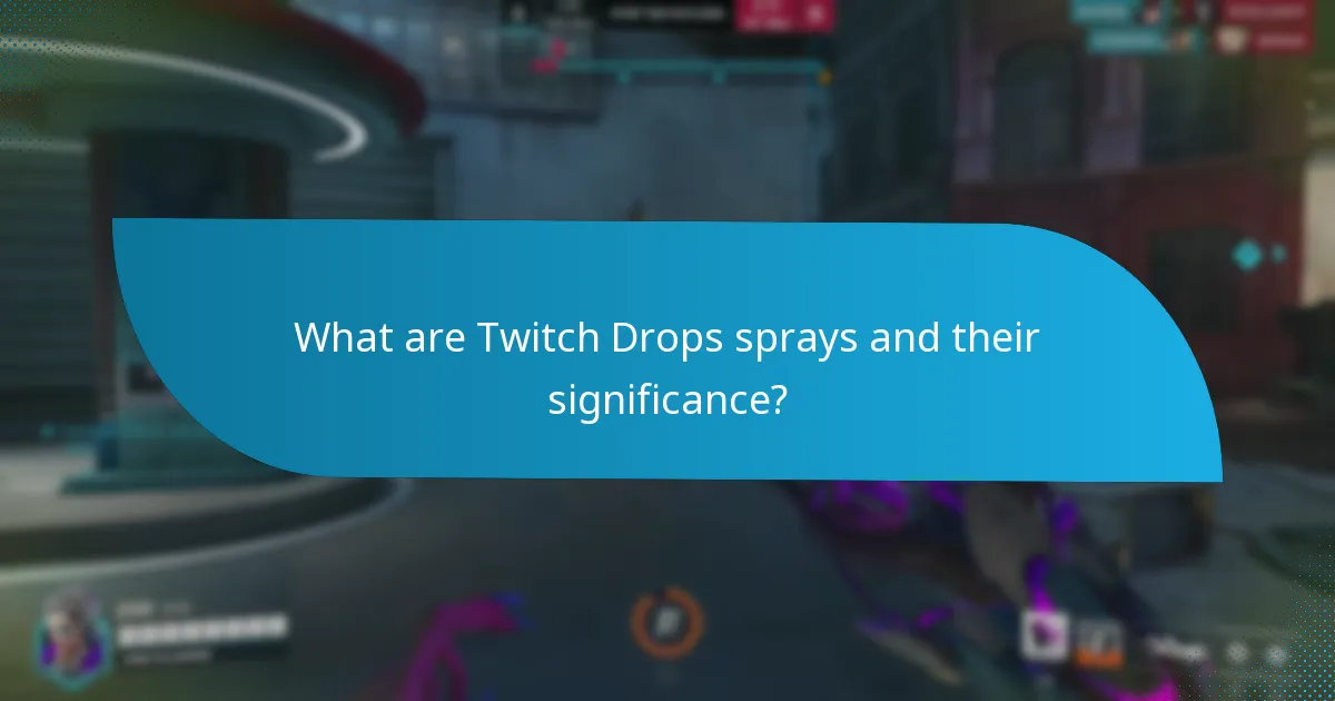 When and how can users obtain Twitch Drops sprays?